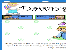 Tablet Screenshot of dawnsdaisies.com